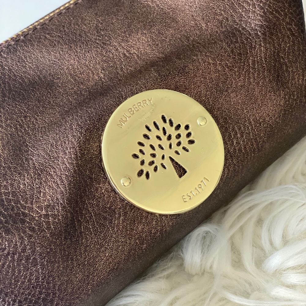 Mulberry cosmetic bag wristlet like new